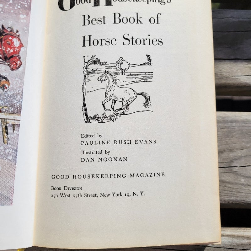 Vintage 1958 Good Housekeeping's Best Book of Horse Stories 