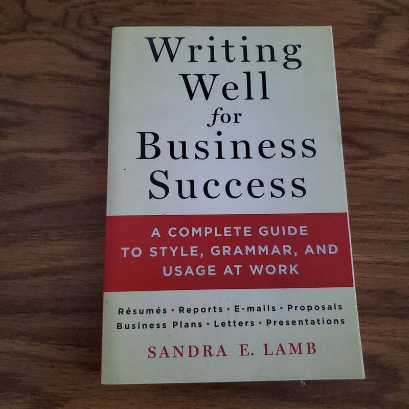 Writing Well for Business Success