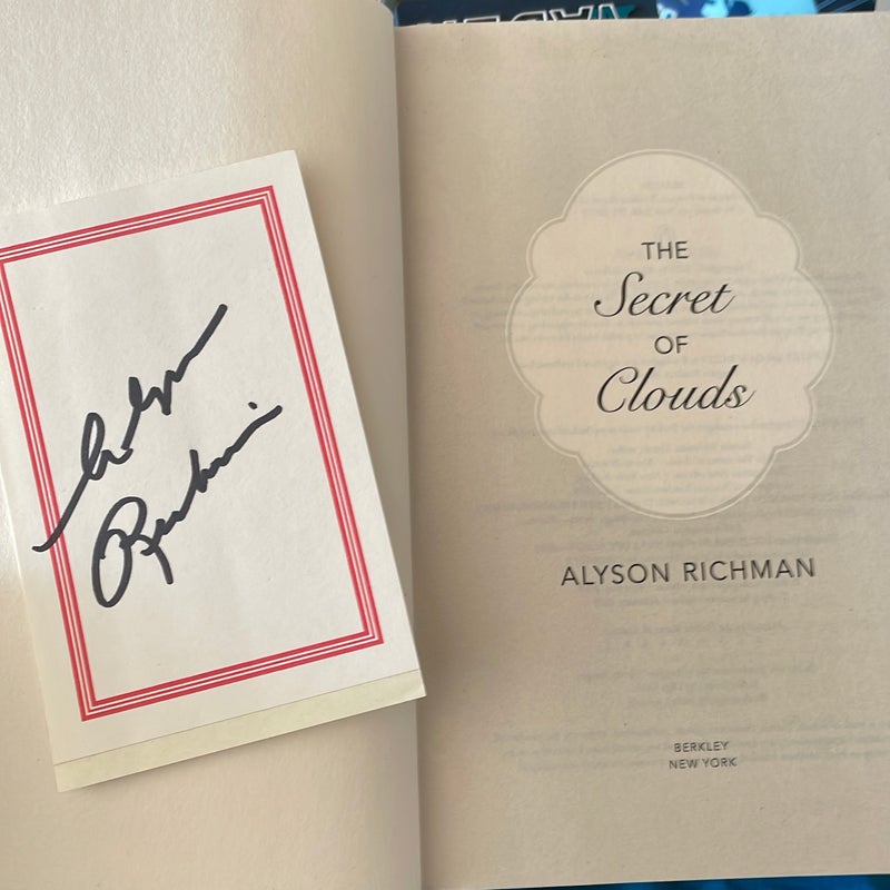 The Secret of Clouds (SIGNED book plate)