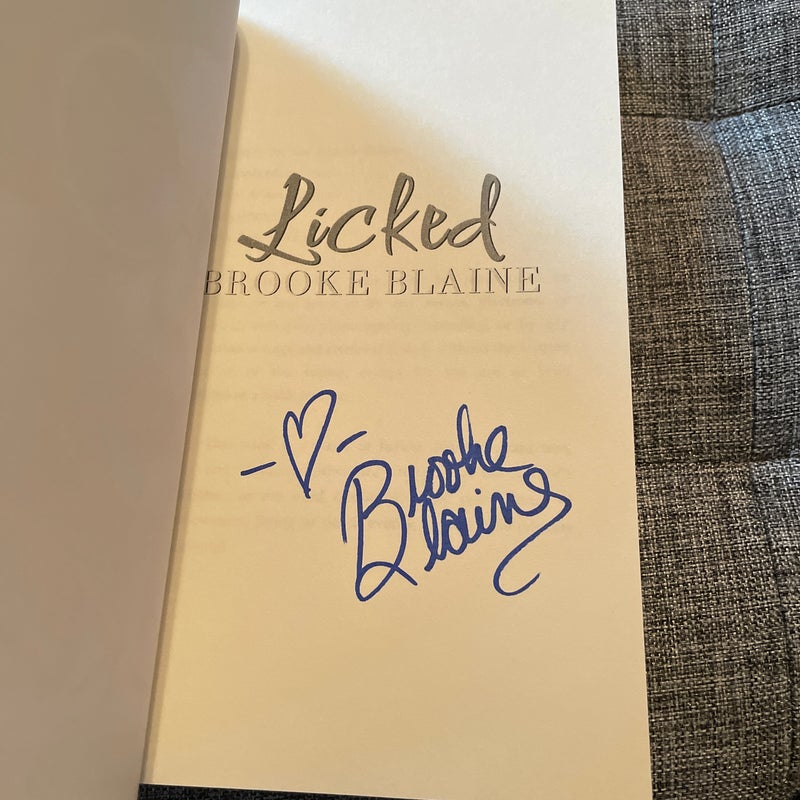 Licked (signed) 