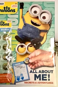 MINIONS All About Me Diary With Puffy Stickers & Key