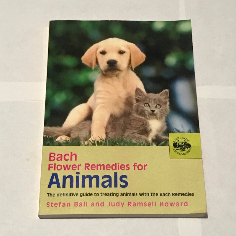 Bach Flower Remedies for Animals