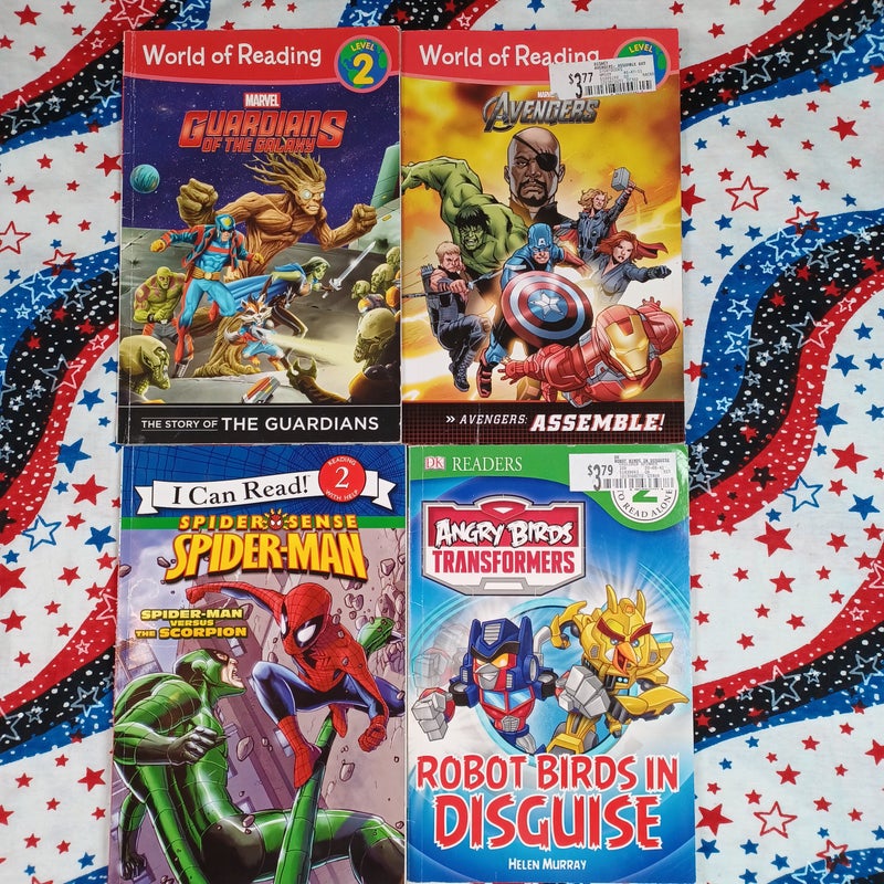4 Level 2 Reading Books