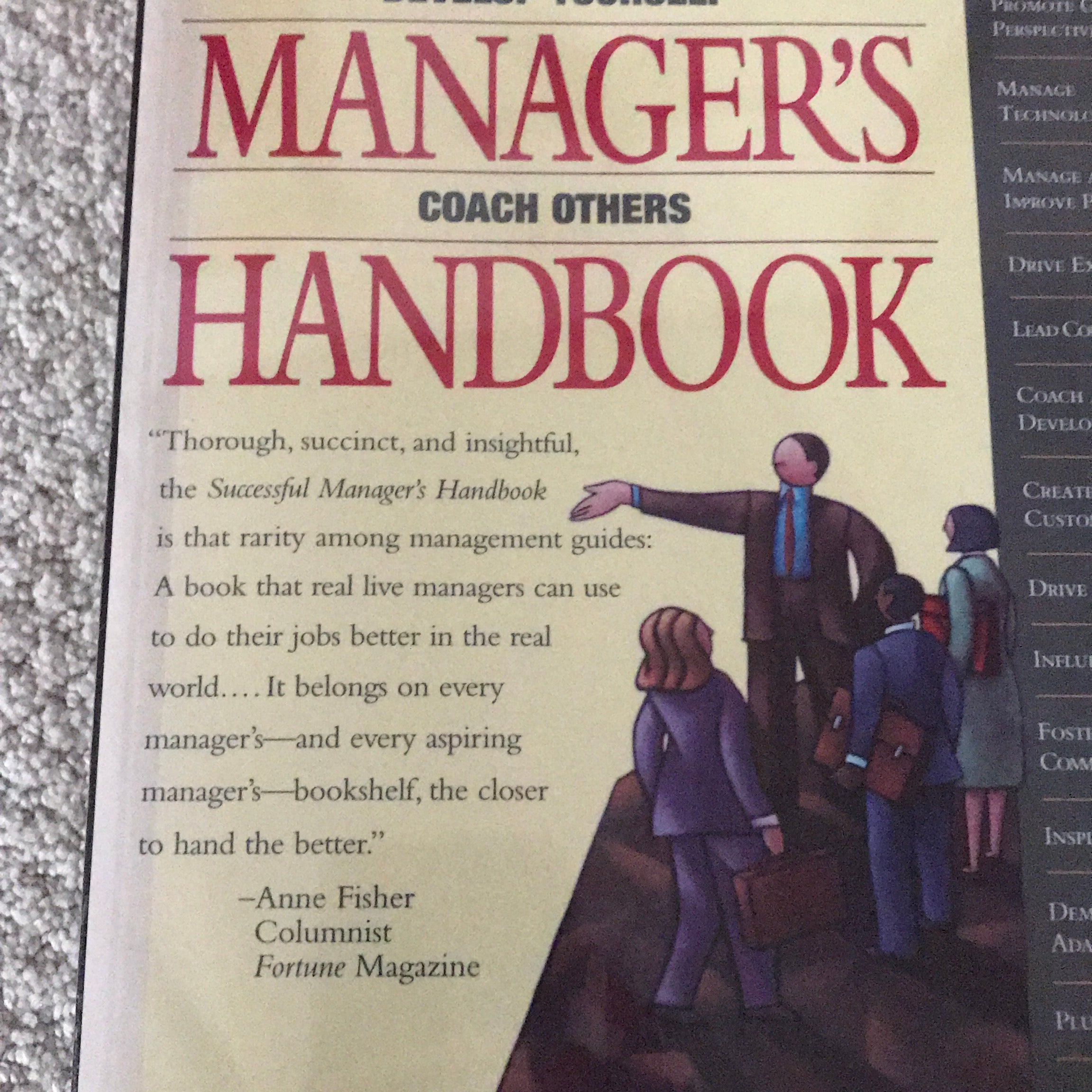 Successful Manager's Handbook by Susan H. Gebelein; Brian