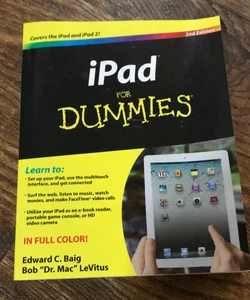 iPad for Dummies
            
                For Dummies Computers