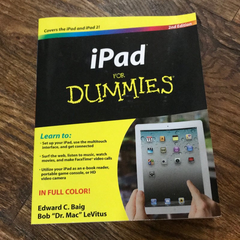 iPad for Dummies
            
                For Dummies Computers