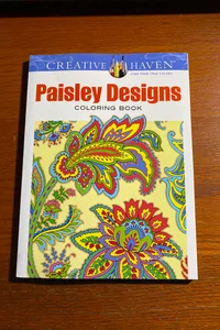 Creative Haven Paisley Designs Collection Coloring Book