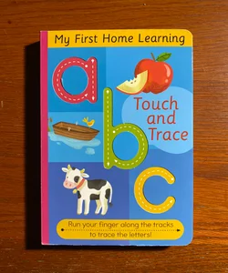 A is for Apple Children Board Book Alphabet Trace And Flip Hardcover Book  9781589258723