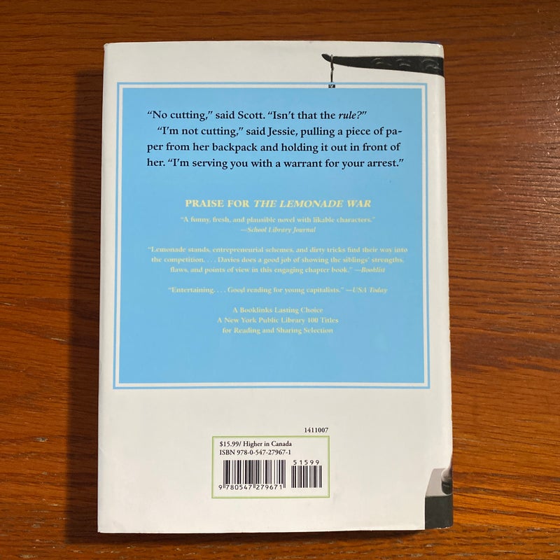 The Lemonade Crime by Jacqueline Davies