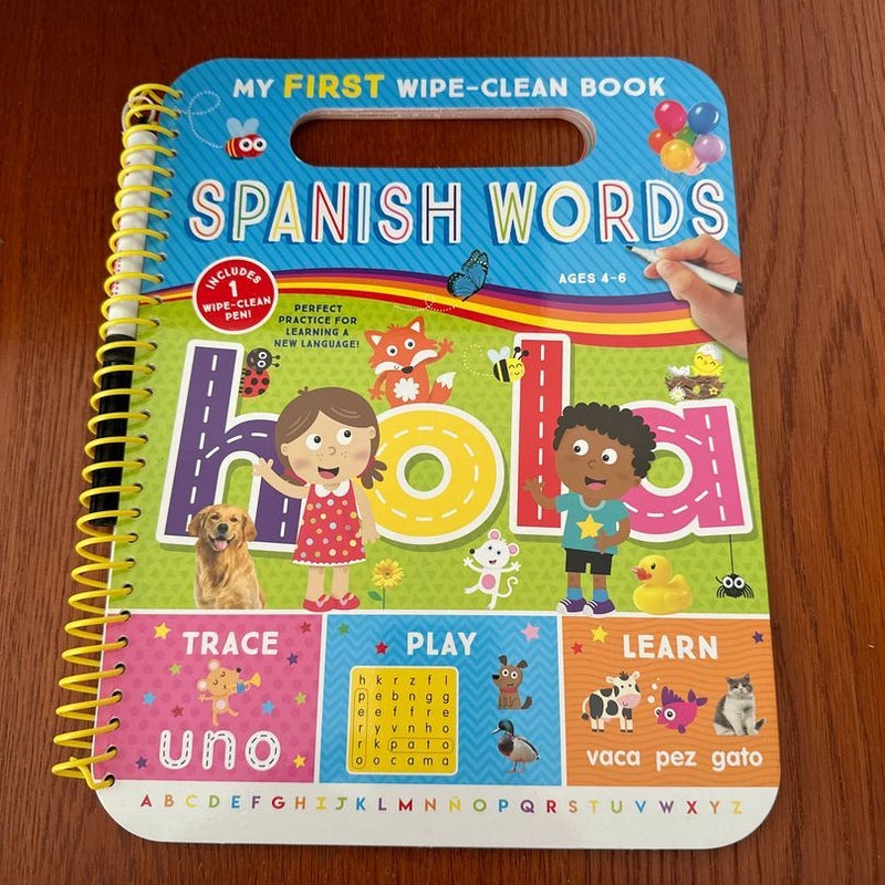 My First Wipe-Clean Spanish Words