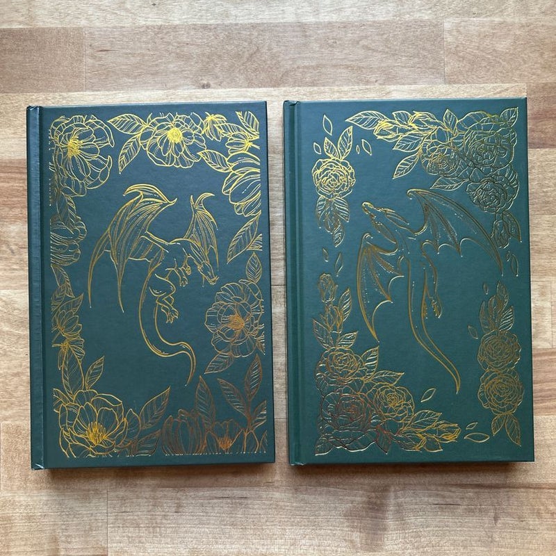 Bookish Box Exclusive Dragon of Umbra Series with Replacement outlet Dust Jackets