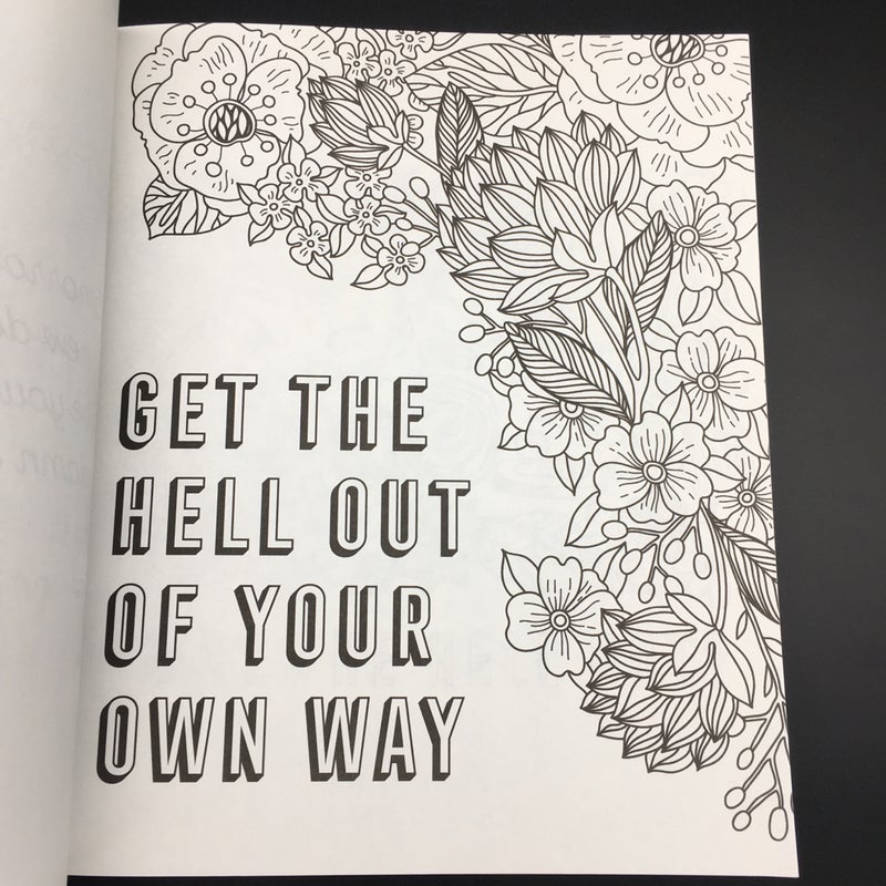 You Are Fucking Awesome A Motivating Swear Word Coloring Book for