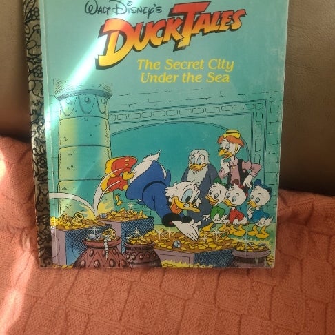1988 Disney Ducktales a little golden book