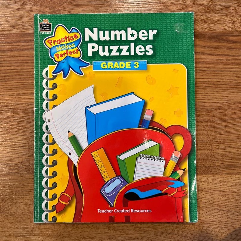 Number Puzzles, Grade 3