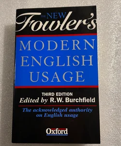 The New Fowler's Modern English Usage (3rd Ed.) by R.W., PDF, English  Language