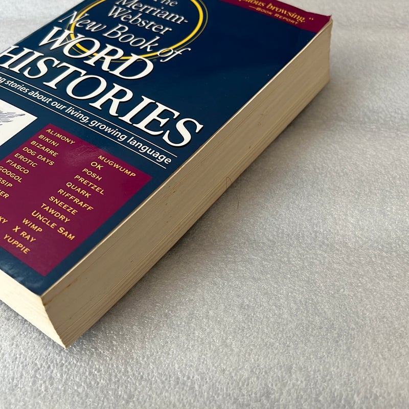 The Merriam-Webster New Book of Word Histories