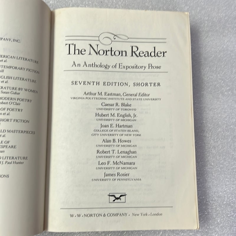 The Norton Reader