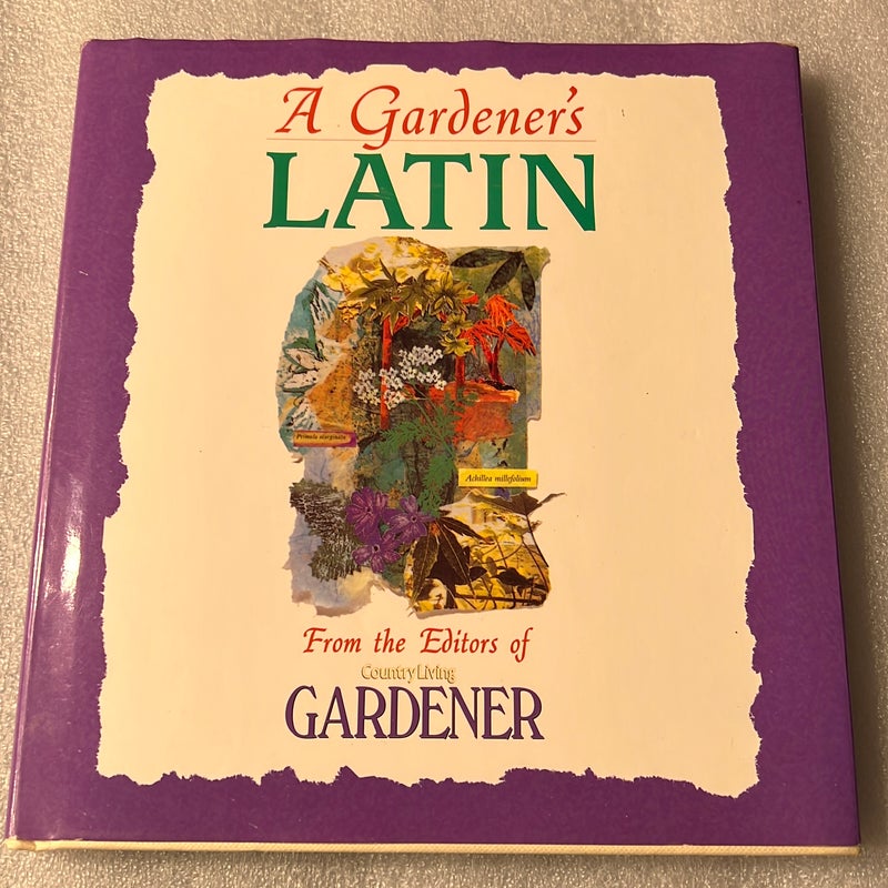 Gardener's Latin