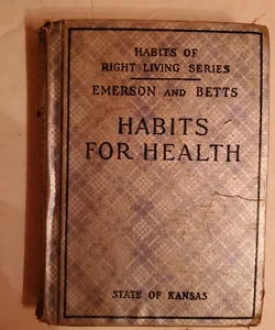 1937 Print of Habits For Health 