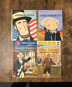 Presidents Founding Fathers Bundle (4) Books