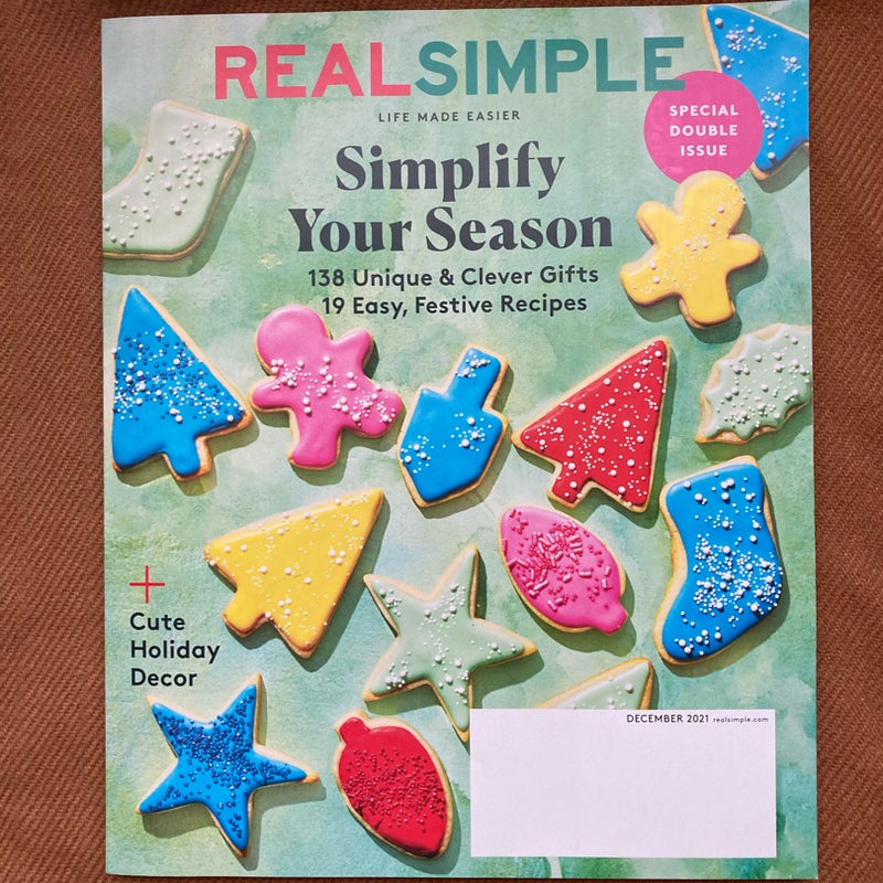 Real Simple Magazine 12/2021