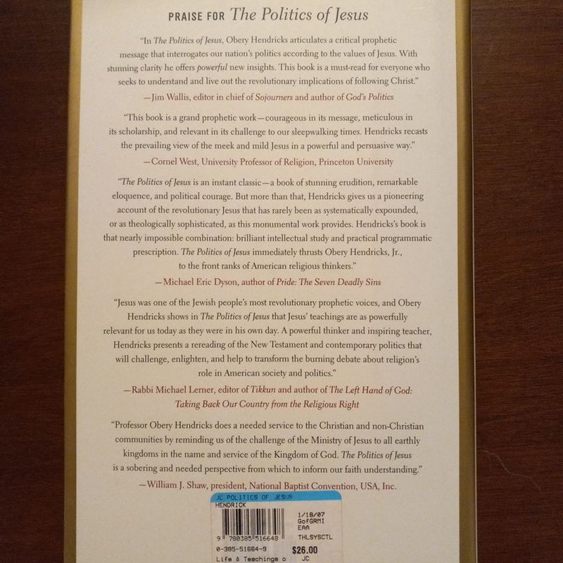 The Politics of Jesus