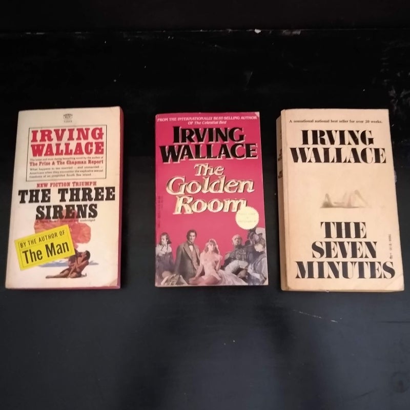 Lot of 15 Irving Wallace Vintage Best Sellers