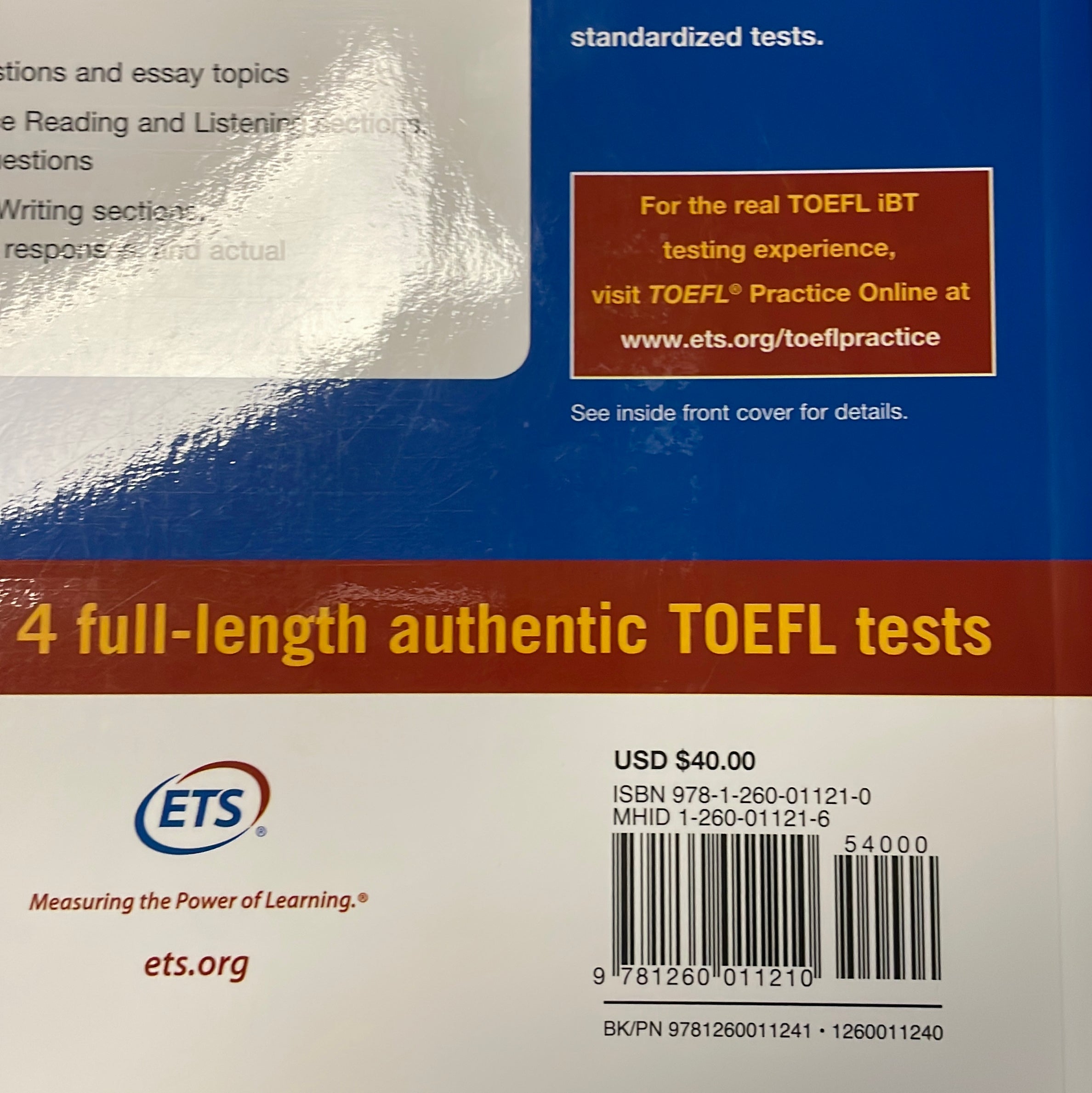 The Official Guide to the New TOEFL IBT with CD-ROM by Educational