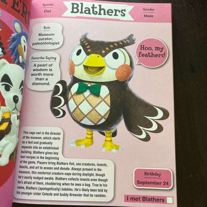 Animal crossing character encyclopedia 