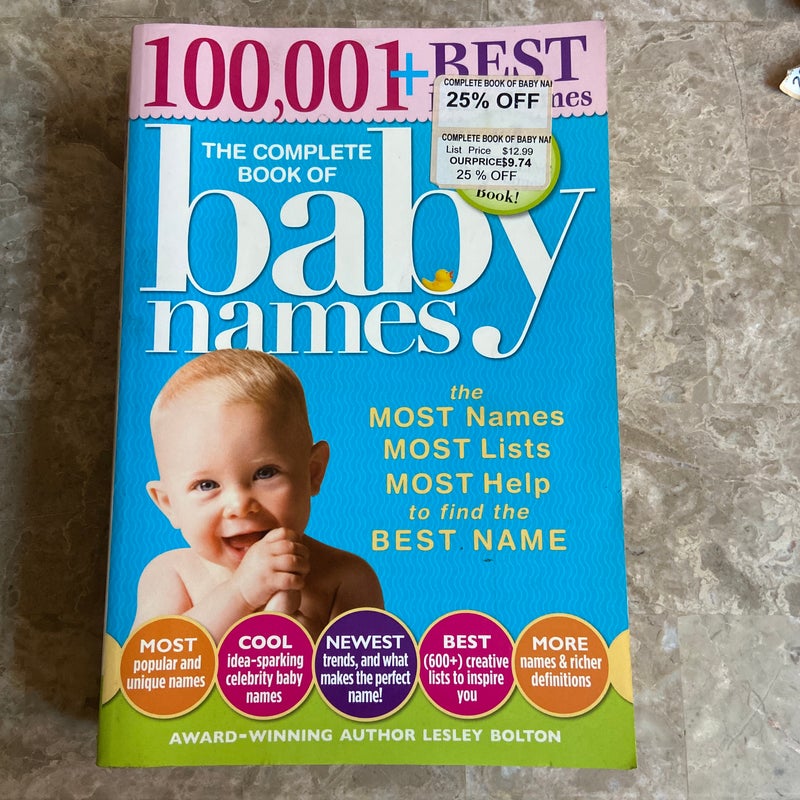 Complete Book of Baby Names