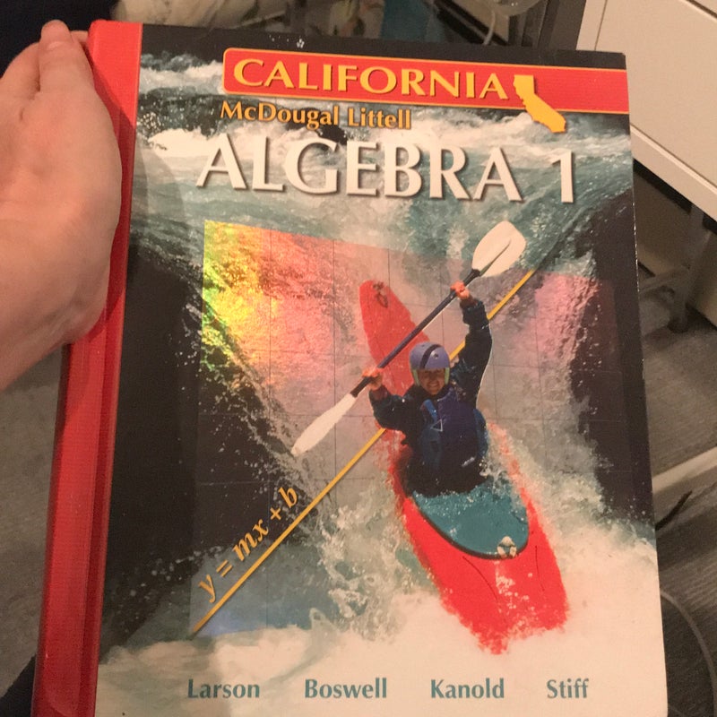 Holt Mcdougal Larson Algebra 1 California