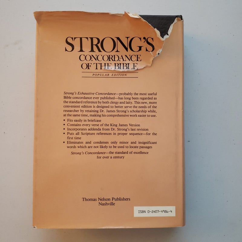 Strong's Concordance of the Bible, Popular Edition