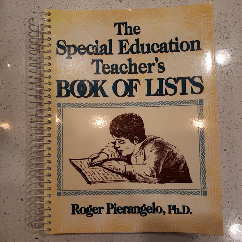 The Special Education Teacher's Book of Lists