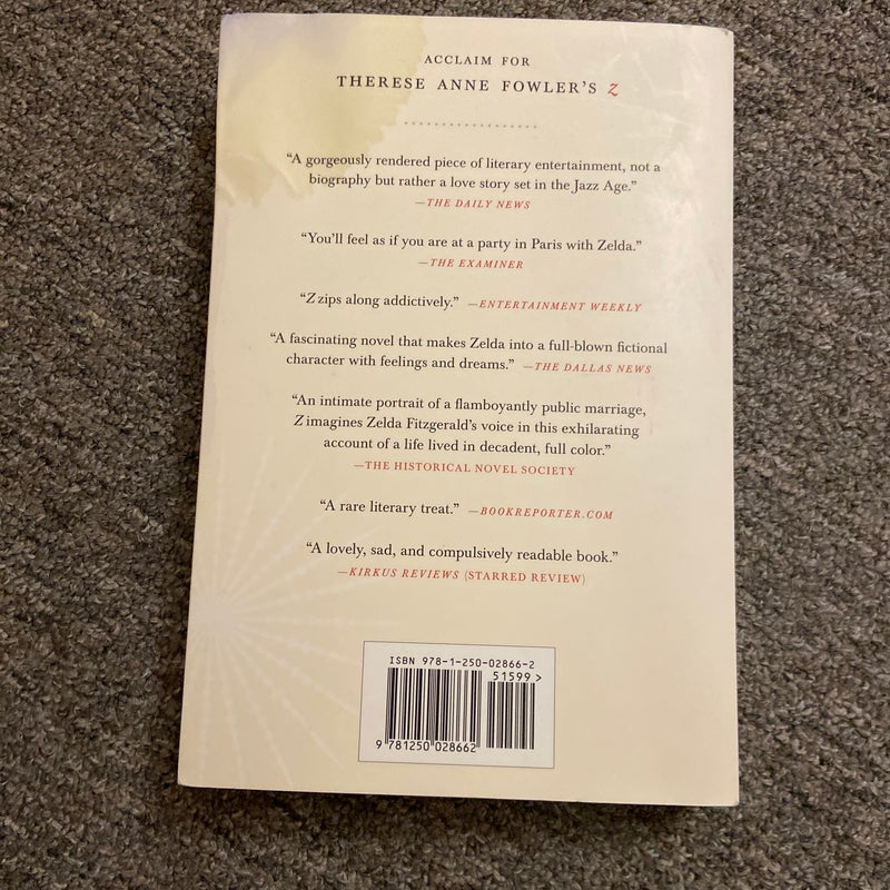 Z: a Novel of Zelda Fitzgerald