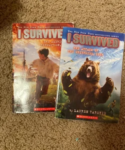 I Survived- Attack of the Grizzlies, 1967 and The American Revolution,1776