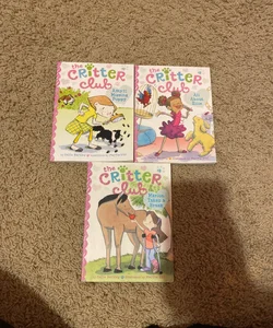 The critter club books 1,2 and 4 