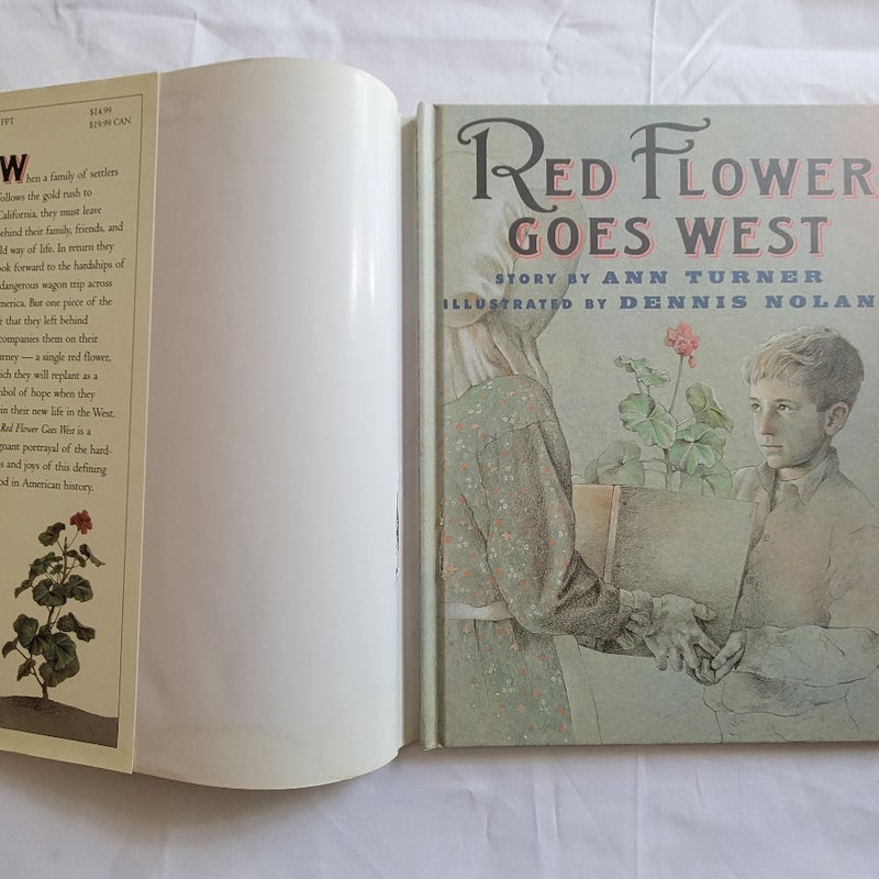 Red Flower Goes West SIGNED by Author 