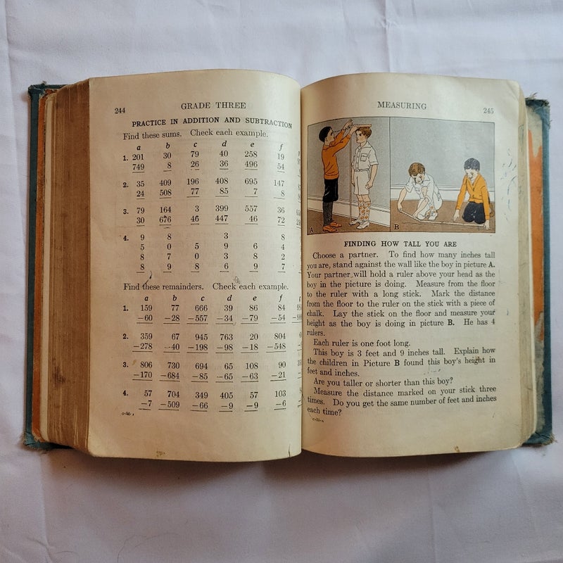 The New Curriculum Arithmetics 1939 Math Books