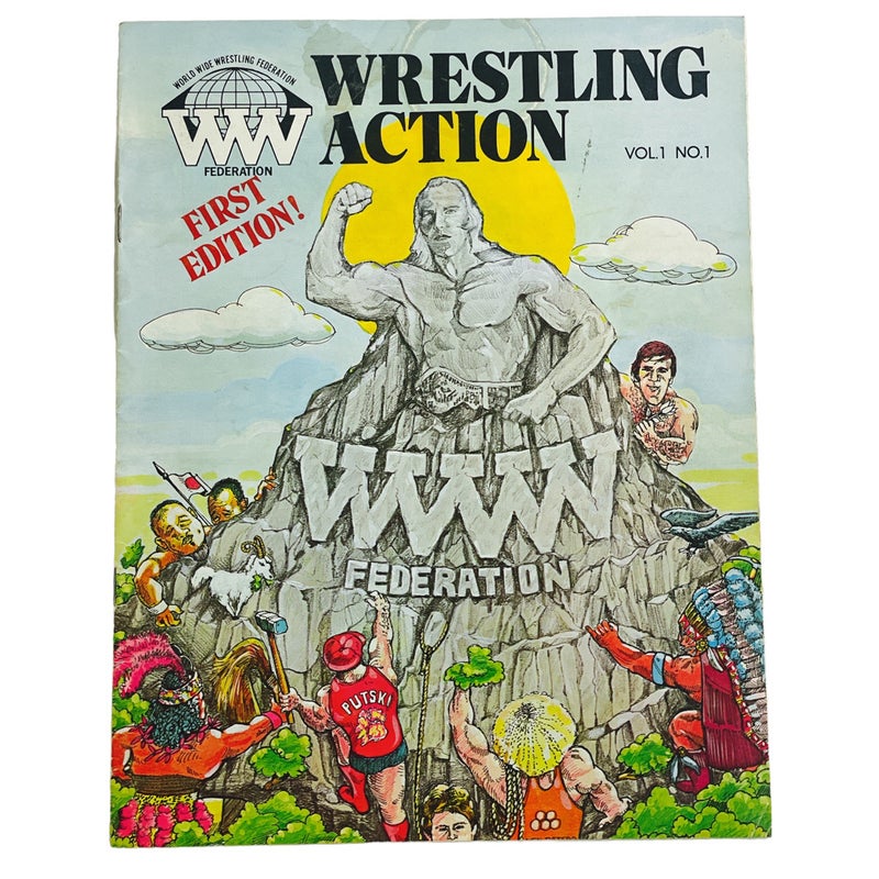 WWWF Wrestling Action Vol 1 Issue 1 - 1977