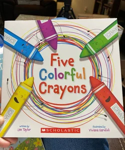 Five Colorful Crayons
