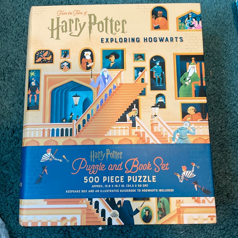 Exploring Hogwarts Puzzle and Book Set [Book Box]