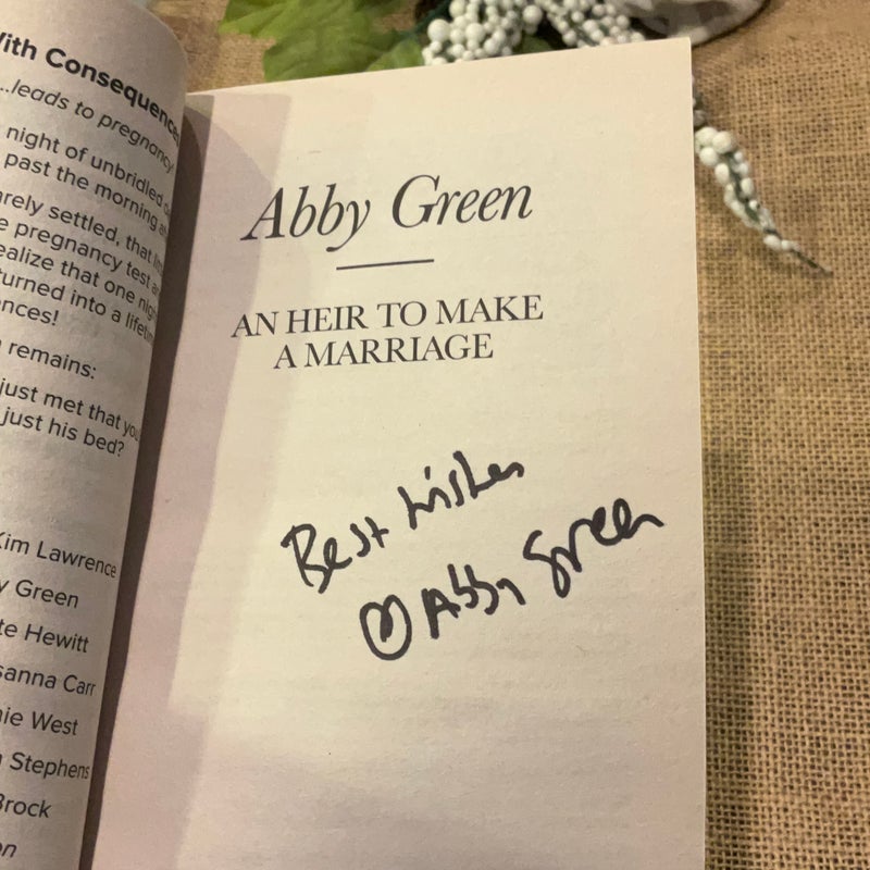[SIGNED] An Heir to Make a Marriage