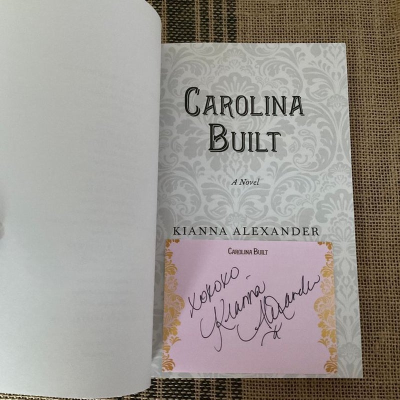 Carolina Built [SIGNED book plate]