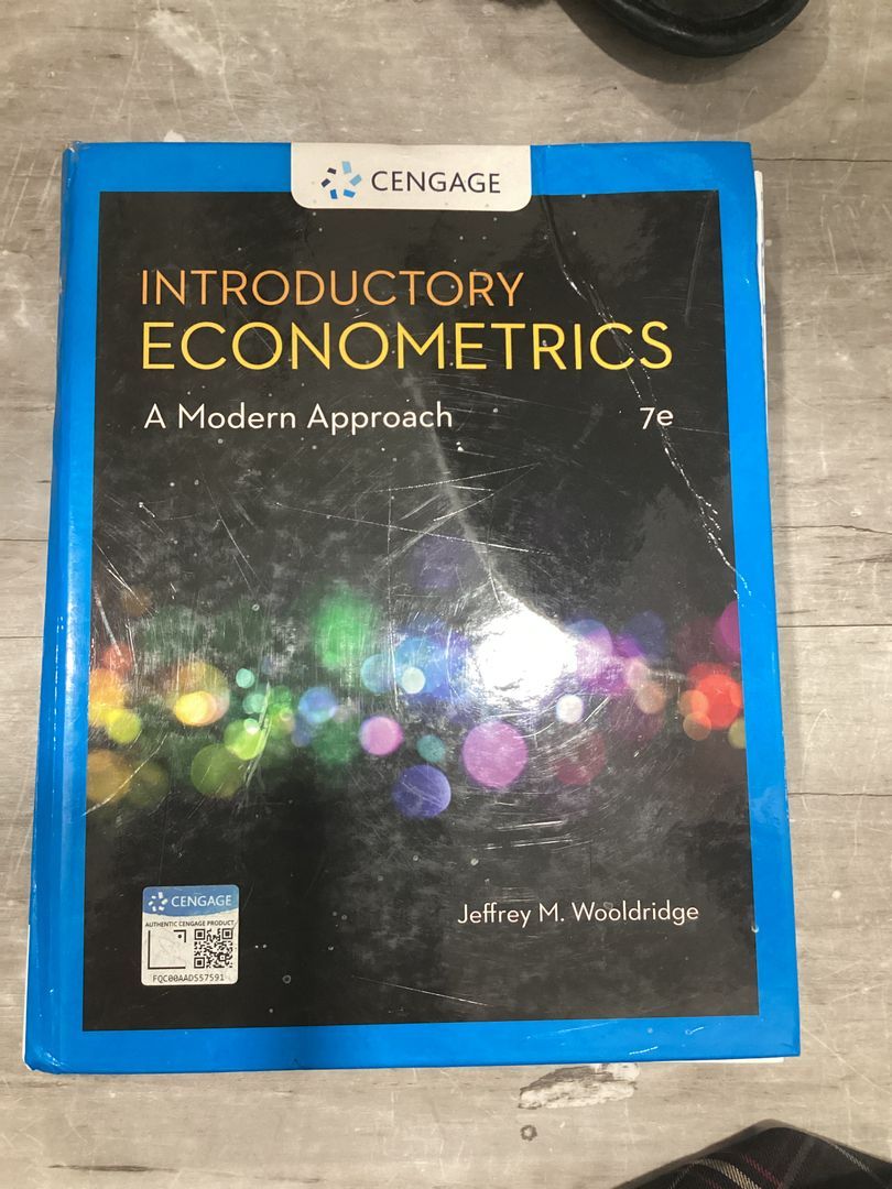 Introductory Econometrics