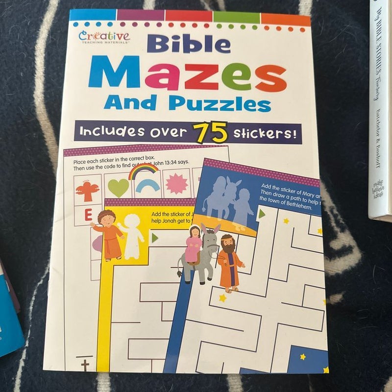 Bible Mazes And Puzzles