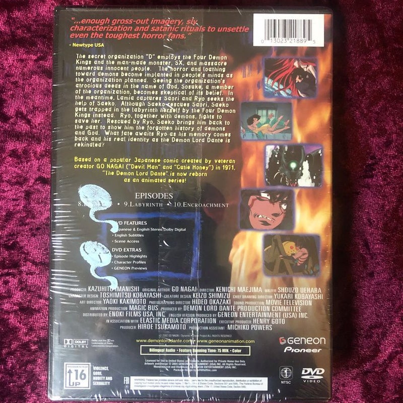 Demon Lord Dante pt. 3 DVD