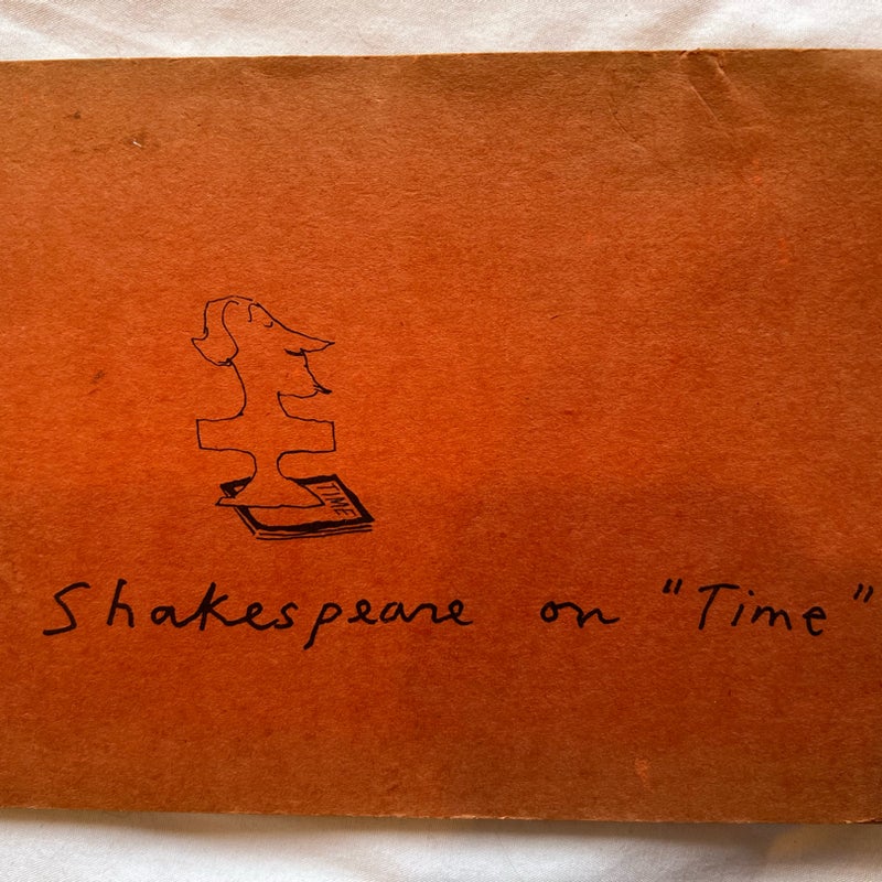 Vintage Book Shakespear on “Time”