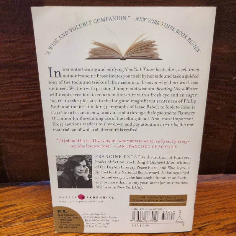Reading Like a Writer