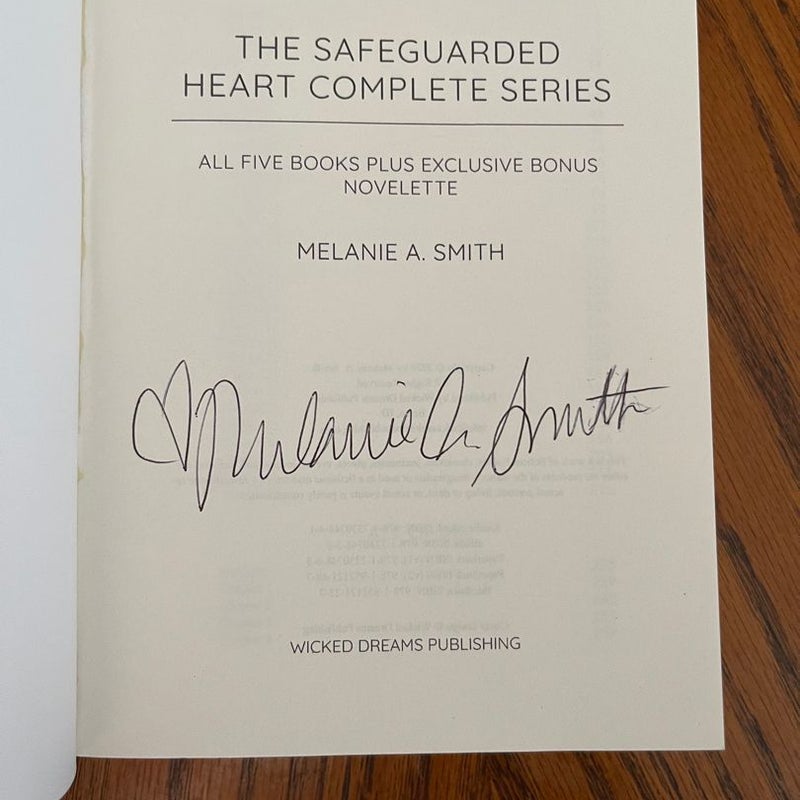 The safeguard heart all five books (signed copy) 