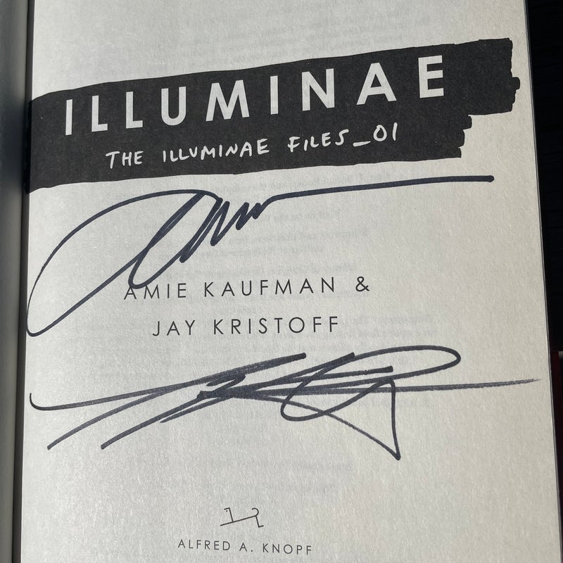 Illuminae Hardcover Signed First Edition